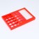 Box for sweets 25 pcs, 22 x 22 x 3.5 cm, scarlet