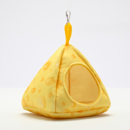 Suspended house-pyramid "cheese", 14 x 14 x 14 cm