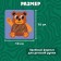 Developing set "Forest animals", tactile cards