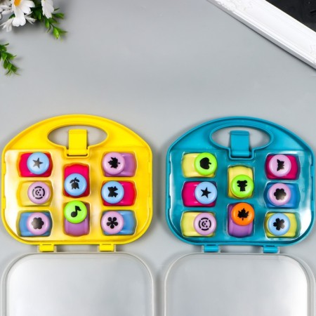 A set of curly holes in the chest (set 8 pcs) mix 17x19x4.5 cm