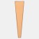 Package for flowers "The most beautiful", beige, 12 x 4 x 44.5cm