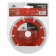 Disk diamond cutting scrap, segment, dry cut, 125 x 22 mm