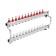 Collector Group ONDO, 1 "X3/4", 12 outputs, with consumables, stainless steel