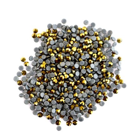 TNL plastic rhinestones, №6 Noble bronze, 50 pcs-1