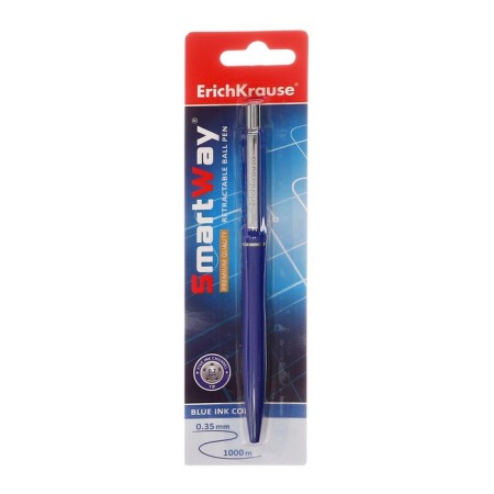 Automatic Smart Ball Handle, Node 0.7 mm, under the logo, blue ink, letter line length 1000 meters, blister-2
