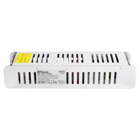 Electronic transformer for 24 W LED tape, Feron, LB019, 6.25A, 150 W-2