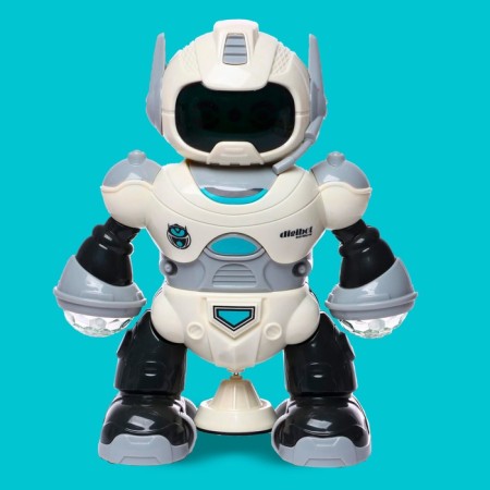 Breaker robot, light and sound effects, works from batteries, mix-6