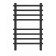 Electric towel "Dvin" N Plaza Neo, 1000x500 mm, dimmer, black matte