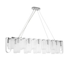 Suspended chandelier Arte Lamp Denebola A4074SP-12CC, E14, 12x40 W, 25x120x26 cm, chrome