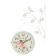 Watching double-sided watches, on the suspension "Bird on a branch", D-23 cm, white
