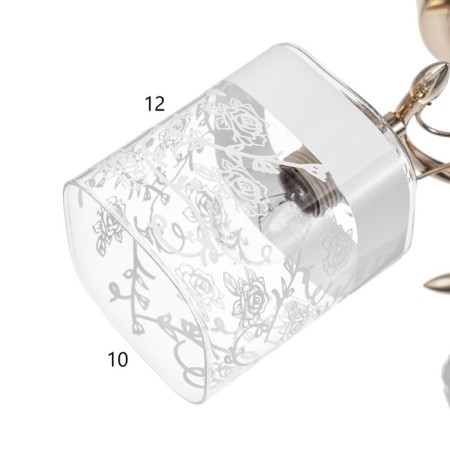 Octava chandelier 3x60W E27 gold-5