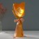 Bouquet of soap petals "Rose in the ball" Orange 8.5x8.5x36 cm