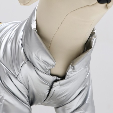 Cosmonaut dog jacket, size 10, black-gold (DS 25, Osh 30, OG 38 cm) 9078285-4