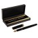 Gift feathers Calligrata, in the leatherette case PB S, black body with gold