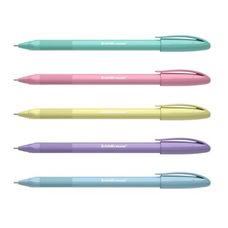 Ballic handle Erichkrause U-109 Pastel Stick & Grip 1.0, Ultra Glide, Blue Ink color-1