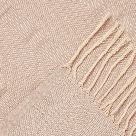 Herringbone Pad 140x200cm, Bel/Bezh, HL 95%, PE 5%-3