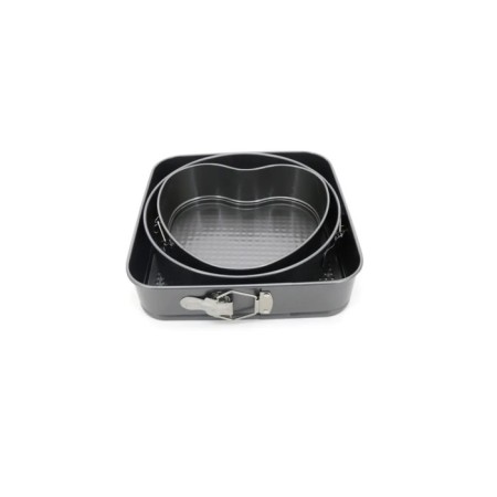 A set of baking forms Bekker, anti -stick coating, size 26x26x6.5 cm, 3 pcs-1
