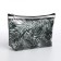 Cosmetic bag with lightning, black color