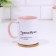 Name mug, sublimation "tranceress", pink bottom
