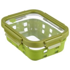 Container for baking, storage and carrying of products in the Smart Solutions cover, green color, 1050 ml