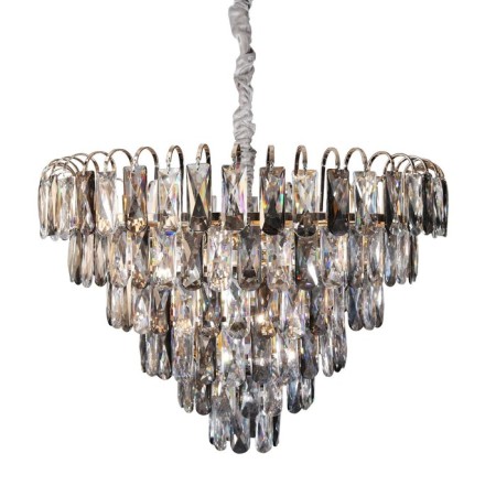Crystal chandelier Gerhort G22014/9GD+CL, 9x40W, E14, 75x60x60 cm, gold color