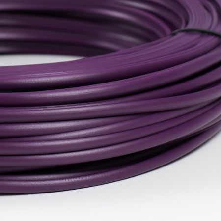 Artificial Rang Smooth 7 mm 100 m half a pipe (purple)-2
