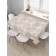 Tables on the table "Flower congratulations", rectangular, oxford, size 120x145 cm