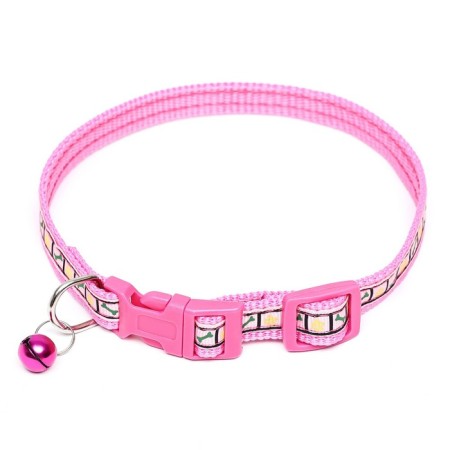 Collar "hearts" 37 x1.5 cm, Osh 24-41, pink-1