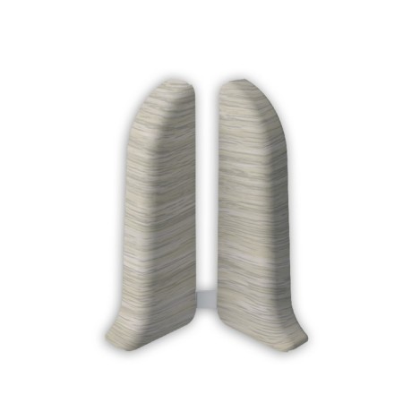 Plugs (left/right) lexide 55mm oak Argento (1)