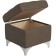 Josephine 2, 460 × 460 × 450 mm banquet, horned, dark brown color