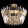 Lamp on the Citilux "Westeros" CL307163, 6x60W, E14, brown color