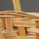 Wicker basket, D19 x 9.5 x 32cm, bamboo