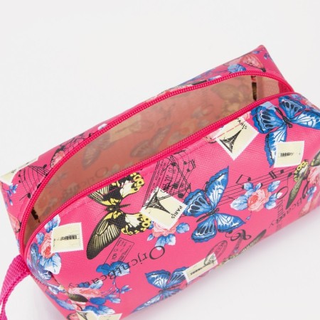 Lightning cosmetic bag, pink color-2