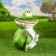 Garden figure "Frog smile" 30x30x21cm