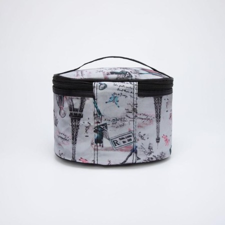 Lightning cosmetic bag, gray color-1