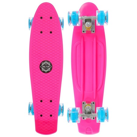 Skateboard Onlitop, 56x15 cm, light wheels PU 60x45 mm, aluminum frame, color mix-7