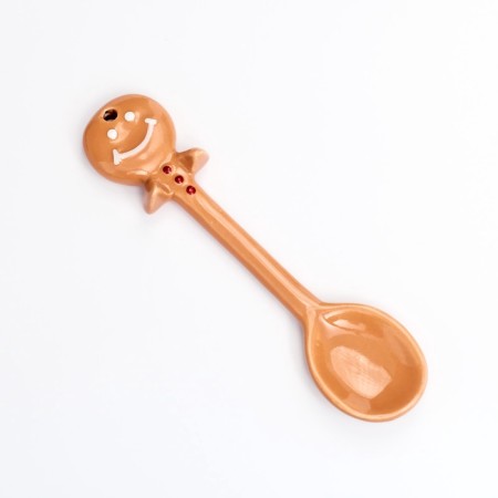 A mug with a spoon and a deer cookie compartment, 200 ml-5
