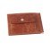 Clips for bills on the button, brown color