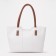 Zipper bag with lightning, white color