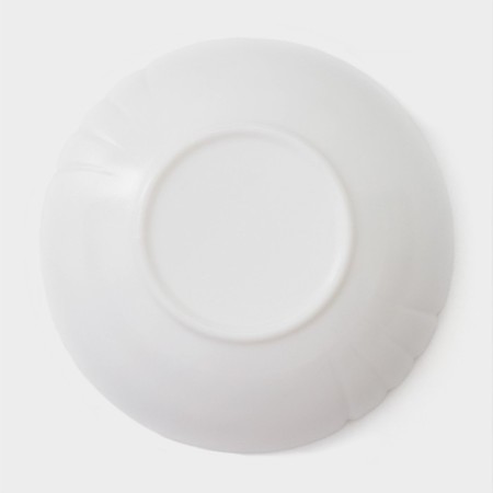 Set of salad bowls Luminarc Lotusia, d = 18 cm, glass ceramic, 6 pcs, white color-4