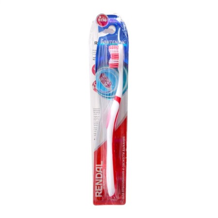 Rendal Whitening toothbrush, average stiffness, mix * 2 pcs.-3