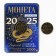 Coin Horoscope 2025 New Year's "Aquarius" for the New Year, Brass, Diam. 2, 5 cm