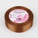 Satin tape, 25 mm × 23 ± 1 m, brown color No. 142