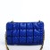 Lightning bag bag, long chain, blue color