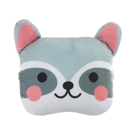 Pillow on the headrest Matech Cutie Line, 30 x 25 x 10 cm, gray, white-2