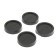 Anti -vibration Masterprof stands for washing machines and refrigerators, black, 4 pcs.