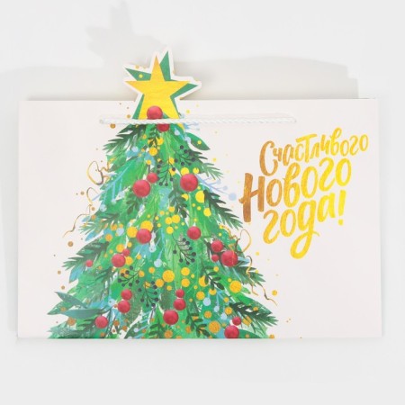 Gift Package "Star", 30 x 23 x 10 cm, New Year-6
