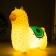 Night Alpaka LED from white batteries 17x9x20 cm Risalux