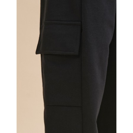 Pants for boys, height 110 cm, black color-2