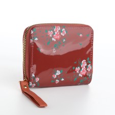 Women's wallet with lightning, brown color